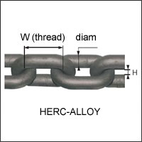 High-Tensile-Steel Lifting Chain Herc-Alloy