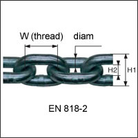 thumbnail image 2 of 5/8 Inch Grade 80 Lifting Chain – Sold By The Foot – Advantage Rigging 2 of 6