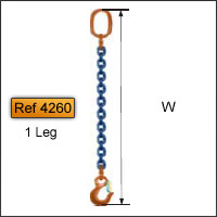 Ref 4260: 1 ring + 1 hook (standard)