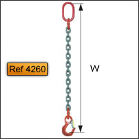 Ref 4260 : 1 ring + 1 hook (standard)