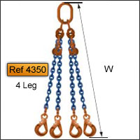 Ref 4350: adjustable 4 hooks - V.A.